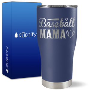 Baseball Mama on 27oz Curve Tumbler
