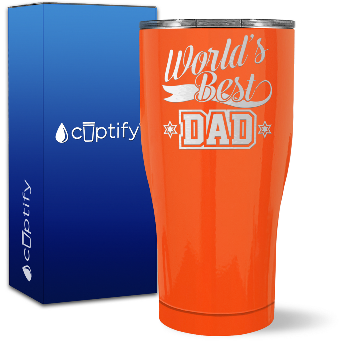 World's Best Dad on 27oz Curve Tumbler