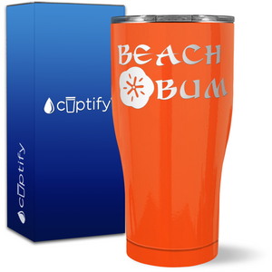 Beach Bum on 27oz Curve Tumbler