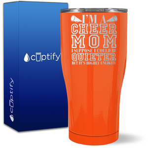 I'm a Cheer Mom on 27oz Curve Tumbler