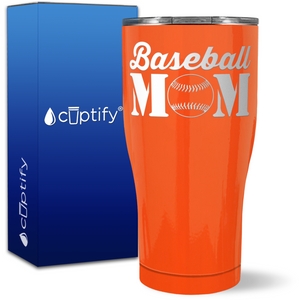 Baseball Mom on 27oz Curve Tumbler