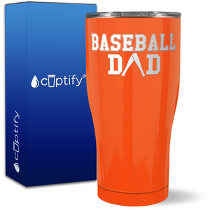 Baseball Dad on 27oz Curve Tumbler