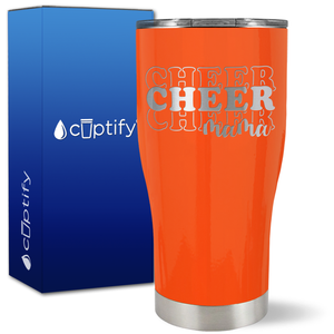 Cheer Cheer Cheer Mama on 27oz Curve Tumbler