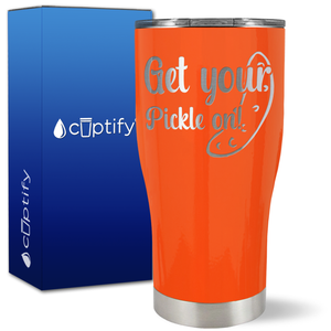 Get Your Pickle On on 27oz Curve Tumbler