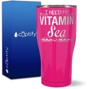 I Need my Vitamin Sea on 27oz Curve Tumbler