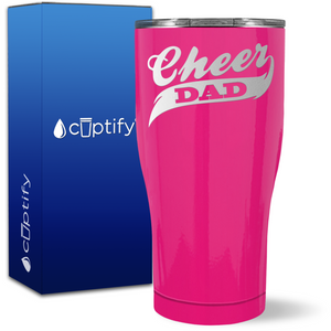 Cheer Dad on 27oz Curve Tumbler