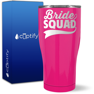 Bride Squad Swoosh on 27oz Curve Tumbler