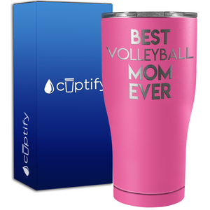 Best Volleyball Mom Ever 27oz Curve Stainless Steel Tumbler