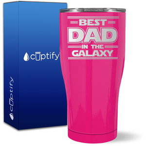 Best Dad in the Galaxy on 27oz Curve Tumbler