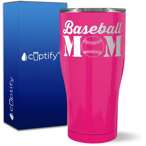 Baseball Mom on 27oz Curve Tumbler