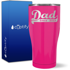 Dad Since on 27oz Curve Tumbler