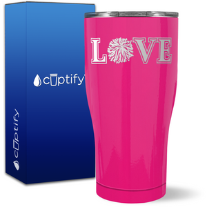 Love Cheer on 27oz Curve Tumbler