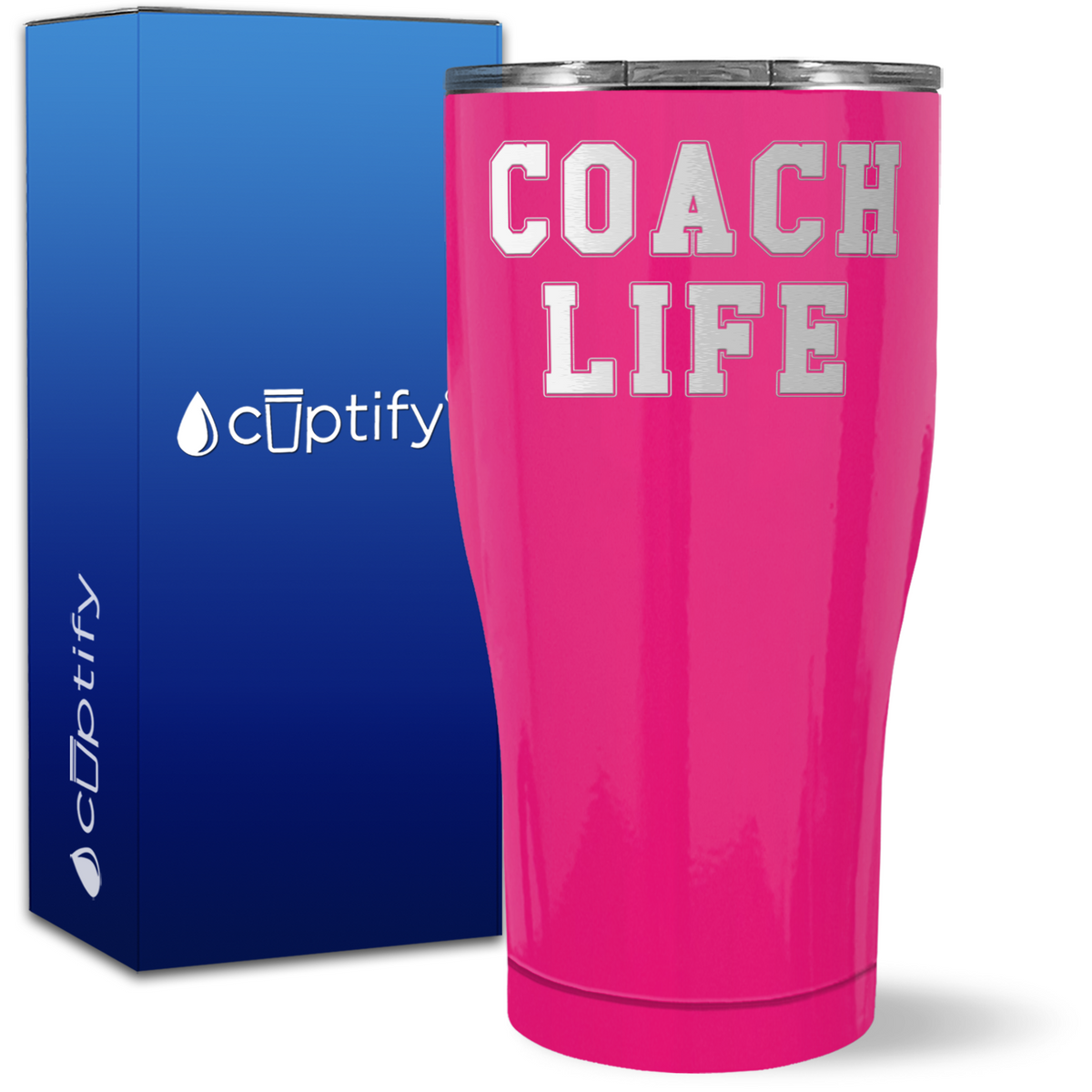 Coach Life on 27oz Curve Tumbler