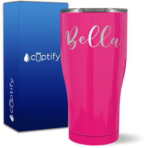 Personalized Bella Style on 27oz Curve Tumbler