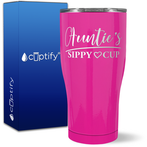 Auntie's Sippy Cup on 27oz Curve Tumbler