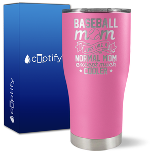 Baseball Mom Just Like a Normal Mom on 27oz Curve Tumbler