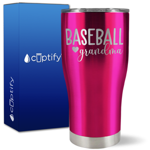 Baseball Grandma on 27oz Curve Tumbler