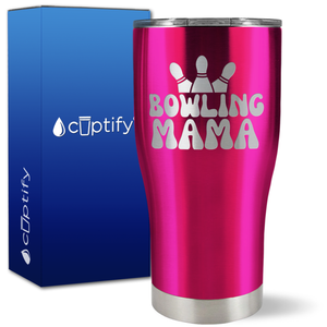 Bowling Mama on 27oz Curve Tumbler