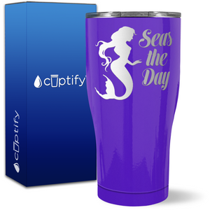 Seas the Day on 27oz Curve Tumbler