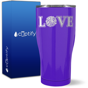 Love Cheer on 27oz Curve Tumbler