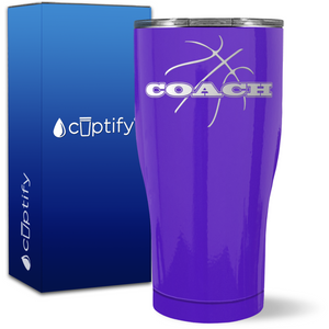 Basketball Coach on 27oz Curve Tumbler