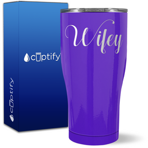 Wifey on 27oz Curve Tumbler