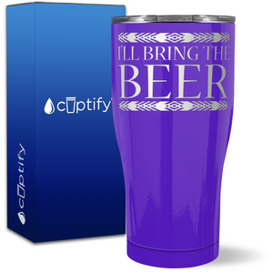 I'll Bring the Beer on 27oz Curve Tumbler