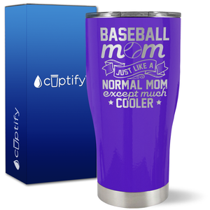 Baseball Mom Just Like a Normal Mom on 27oz Curve Tumbler