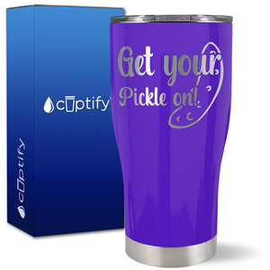 Get Your Pickle On on 27oz Curve Tumbler