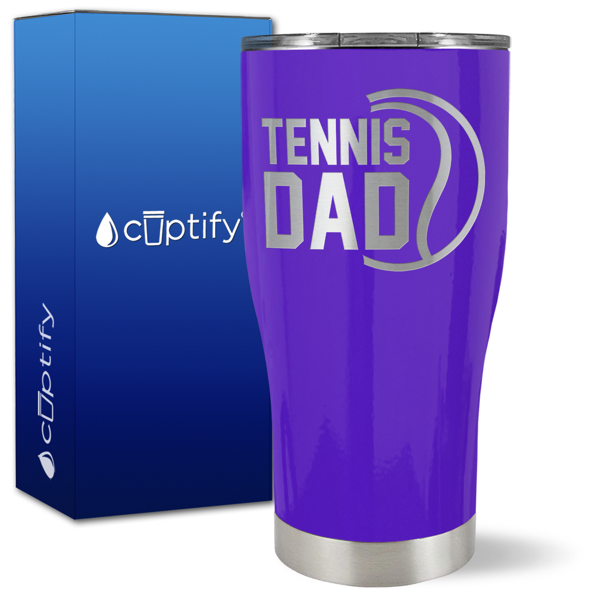 Tennis Dad on 27oz Curve Tumbler
