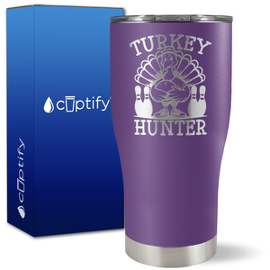Bowling Turkey Hunter on 27oz Curve Tumbler