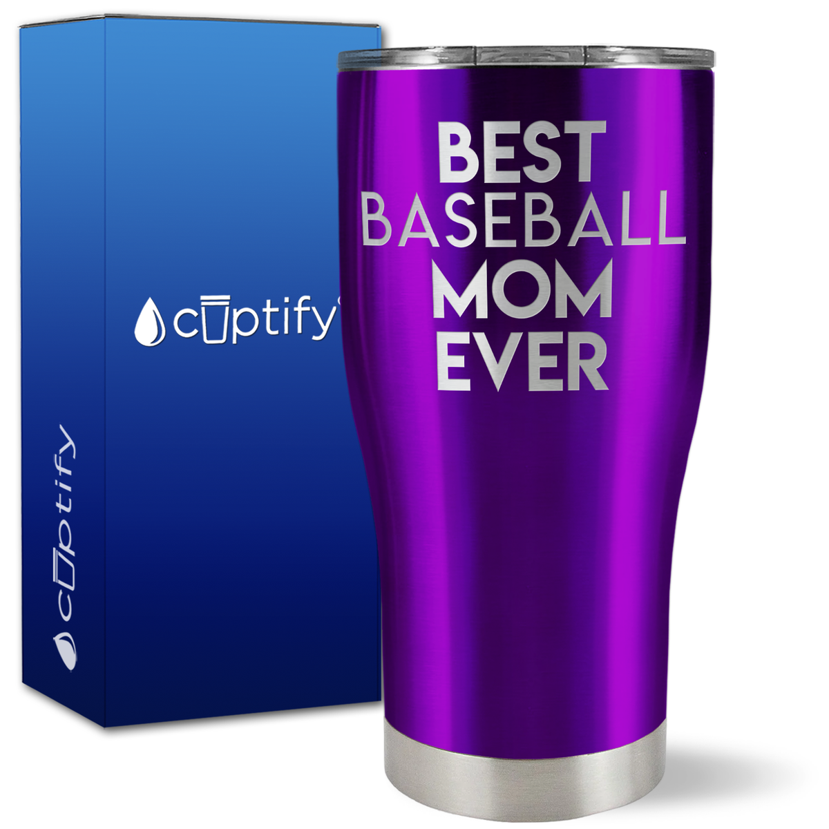 Best Baseball Mom Ever on 27oz Curve Tumbler