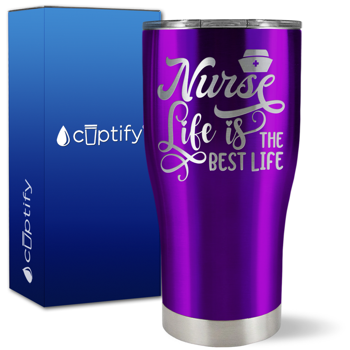 Nurse Life is the Best Life on 27oz Curve Tumbler