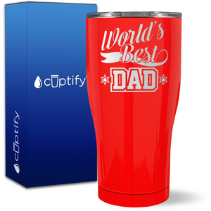 World's Best Dad on 27oz Curve Tumbler