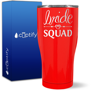 Bride Squad Heart on 27oz Curve Tumbler