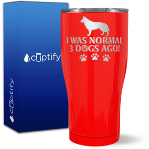 I Was Normal 3 Dogs Ago on 27oz Curve Tumbler