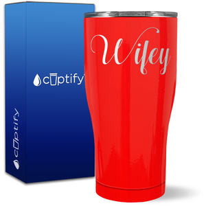 Wifey on 27oz Curve Tumbler