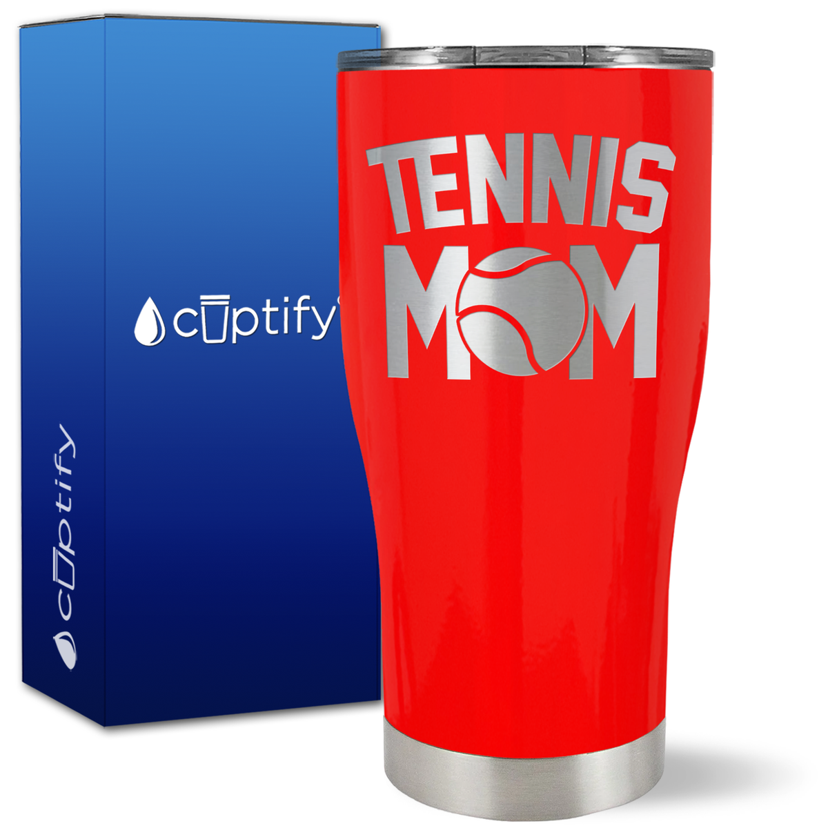Tennis Mom on 27oz Curve Tumbler