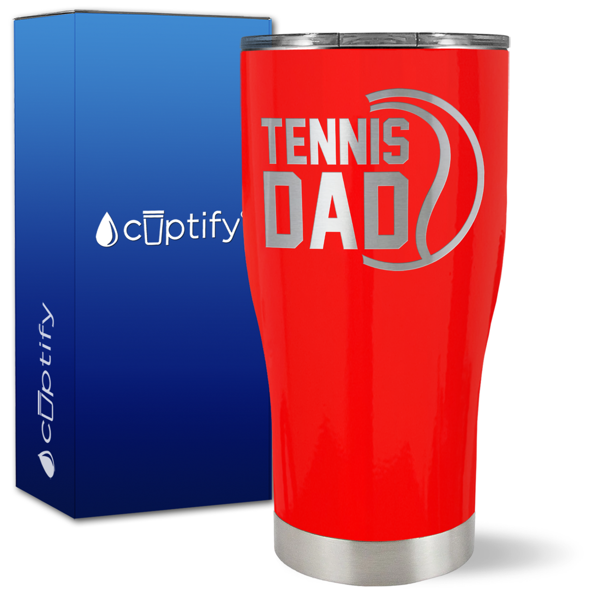 Tennis Dad on 27oz Curve Tumbler