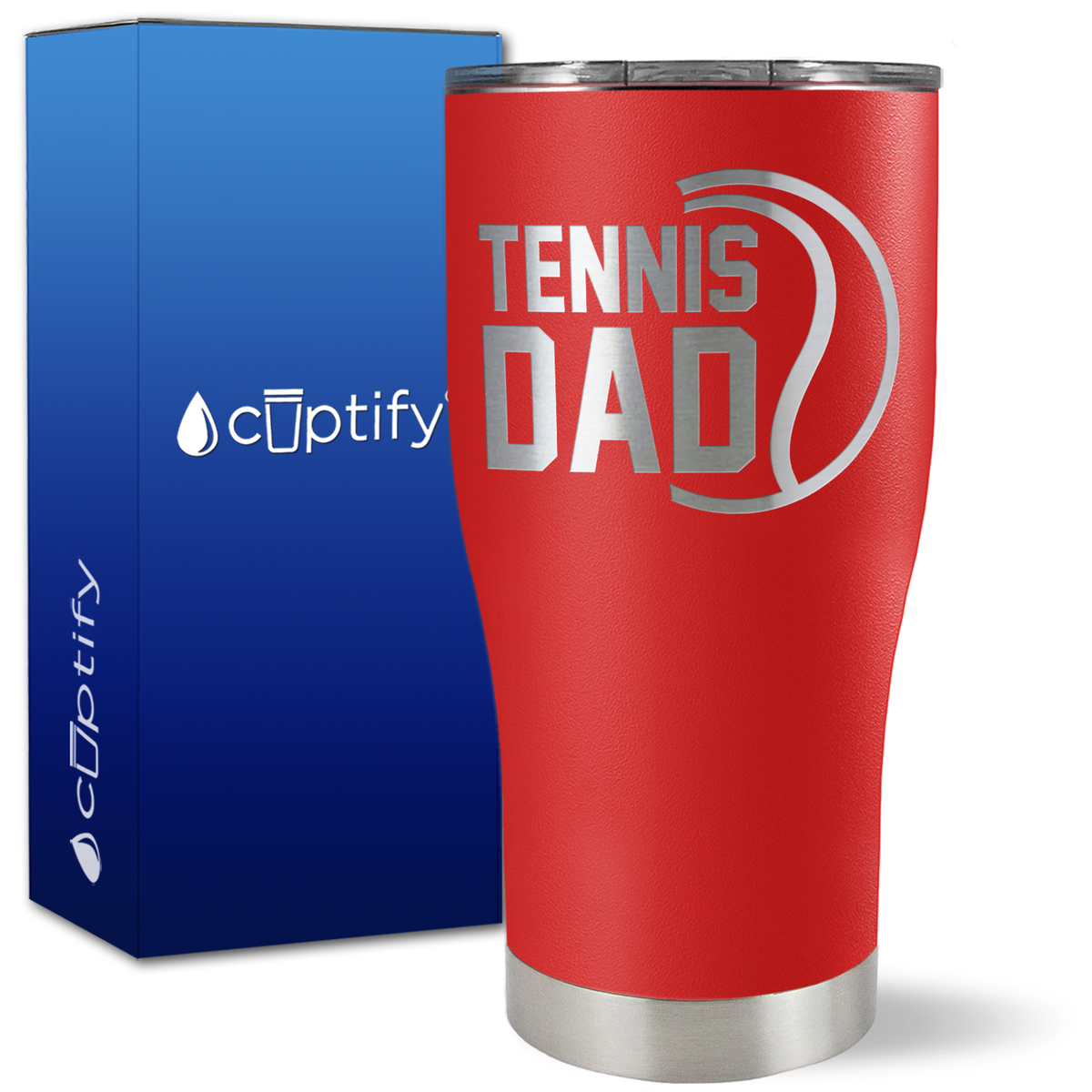 Tennis Dad on 27oz Curve Tumbler