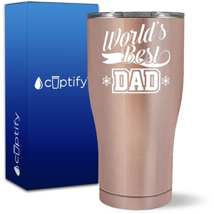 World's Best Dad on 27oz Curve Tumbler