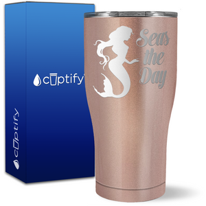 Seas the Day on 27oz Curve Tumbler