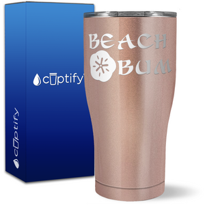 Beach Bum on 27oz Curve Tumbler