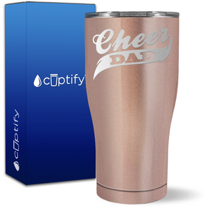 Cheer Dad on 27oz Curve Tumbler