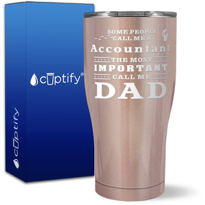 Accountant Dad on 27oz Curve Tumbler