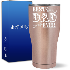 Best Dad Ever Design on 27oz Curve Tumbler