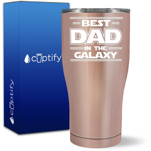 Best Dad in the Galaxy on 27oz Curve Tumbler