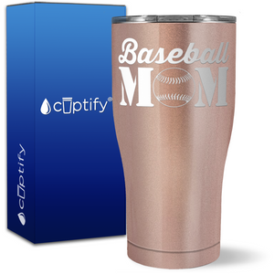 Baseball Mom on 27oz Curve Tumbler