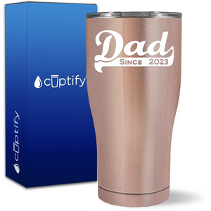 Dad Since on 27oz Curve Tumbler