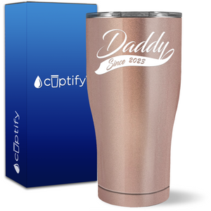 Daddy Since on 27oz Curve Tumbler